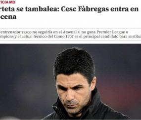 不夺冠就下课?曝阿尔特塔再被逆转将遭解雇,法布雷加斯有望接班